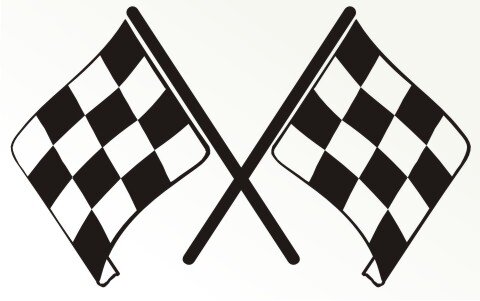 Racing Flagge Aufkleber MO72, 5,90 €