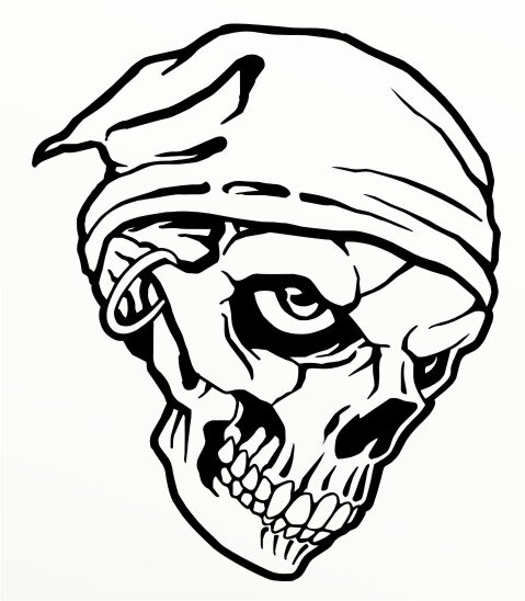 Totenkopf Skull Aufkleber, Sticker 24 verschiedene Motive, 5,40 €